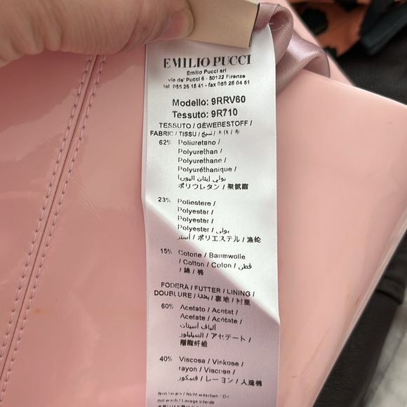 Emilio Pucci Patent Leather Mini Skirt Pink - Picture 11 of 15